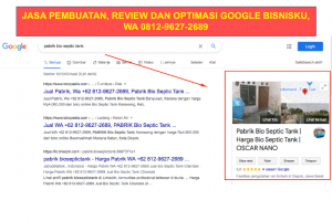 Jasa Pembuatan dan Optimasi Google Bisnisku