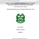 Contoh Laporan PKL SMK Untuk Jurusan TKJ